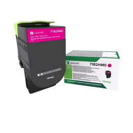 Lexmark Тонер 71B2HM0, 3500 страници/5%, Magenta