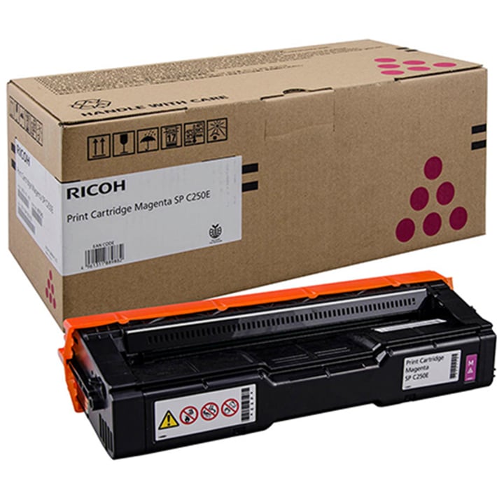 Ricoh Тонер SP C250SF, 1600 страници, Magenta