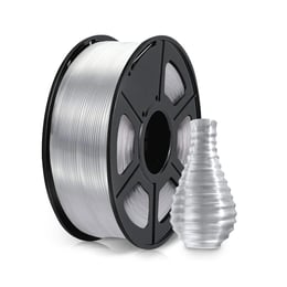 Консуматив за 3D принтер, PLA+, 1.75 mm, 1 kg, прозрачен
