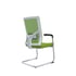 RFG Посетителски стол Snow M, зелена седалка, зелена облегалка, 2 броя в комплект
