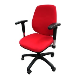 Nowy Работен стол Styl T-Bar 10 R2 Steel, червен, сглобена мостра