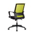 RFG Работен стол Smart W, дамаска и меш, черна седалка, зелена облегалка