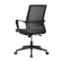 RFG Работен стол Smart W, дамаска и меш, черна седалка, черна облегалка