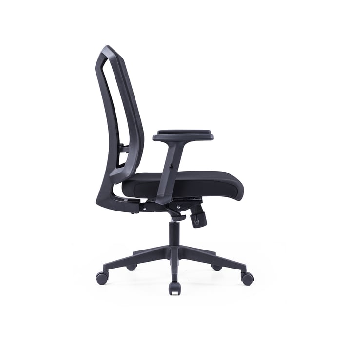 RFG Работен стол Brixxen W, черна седалка, черна облегалка