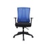 RFG Работен стол Solo 02 W, черна седалка, синя облегалка