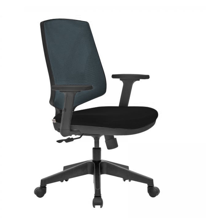 RFG Работен стол Joy 060 W, сива облегалка, черна седалка