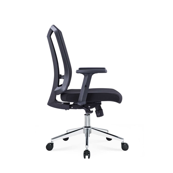 RFG Ергономичен стол Primo Lux Chrome W, черен