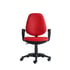 RFG Работен стол Presto Black, екокожа, червен