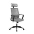RFG Директорски стол Smart HB, дамаска и меш, тъмно сива седалка, сива облегалка