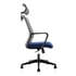 RFG Директорски стол Smart HB, дамаска и меш, тъмносиня седалка, сива облегалка