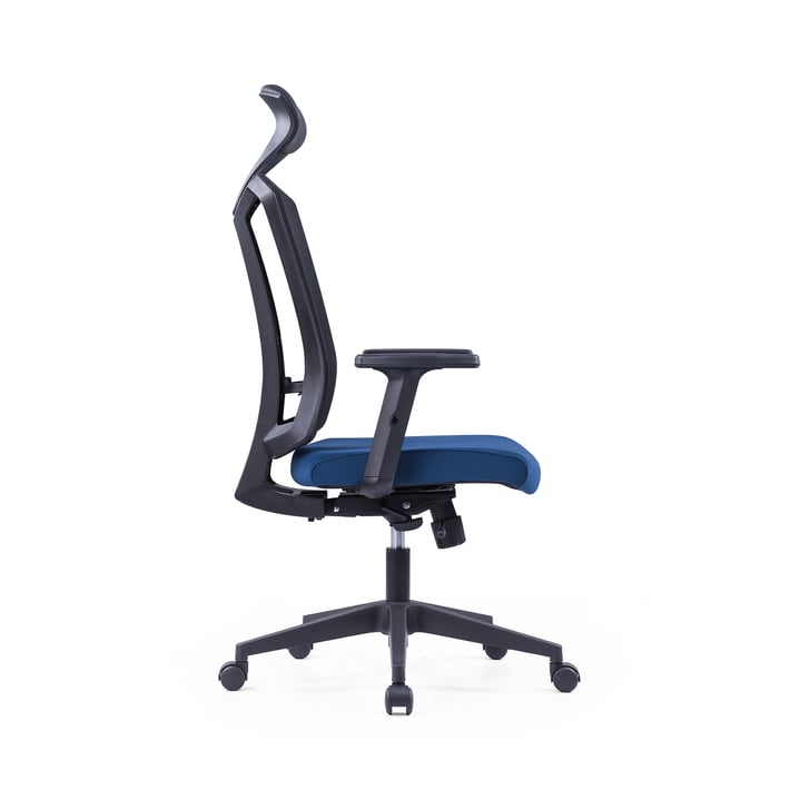 RFG Директорски стол Brixxen HB, тъмносиня седалка, черна облегалка