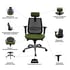 MJ Ергономичен стол Ada, директорски, светлозелена седалка, черна облегалка