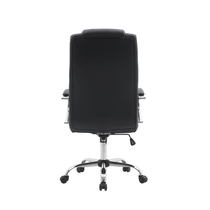 Директорски стол Slash, екокожа, черен