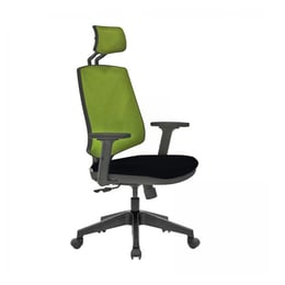 RFG Директорски стол Joy 64 HB, зелена облегалка, черна седалка