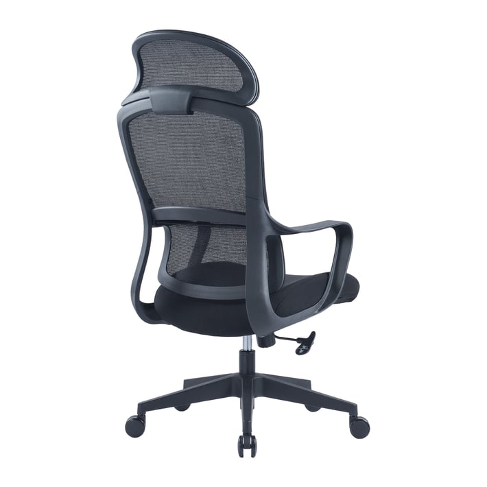 RFG Директорски стол Best HB, дамаска и меш, черна седалка, черна облегалка