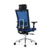 RFG Директорски стол Luxe Chrome HB, син