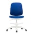 RFG Детски стол Candy Foot White, дамаска, синя седалка, синя облегалка