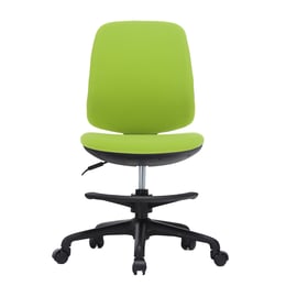 RFG Детски стол Candy Foot Black, дамаска, зелена седалка, зелена облегалка