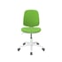 RFG Детски стол Lucky White, дамаска, зелена седалка, зелена облегалка