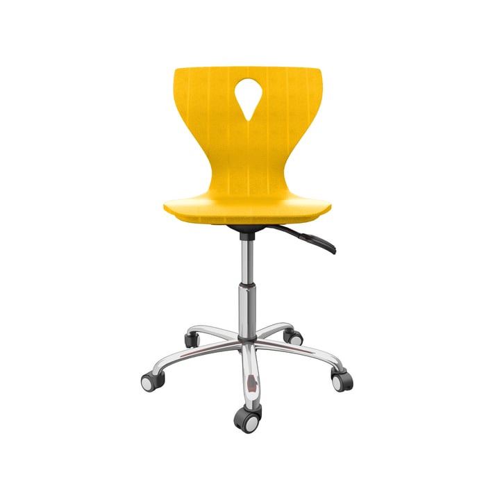 RFG Ученически стол Acrux H, от VIII до XII клас, жълт