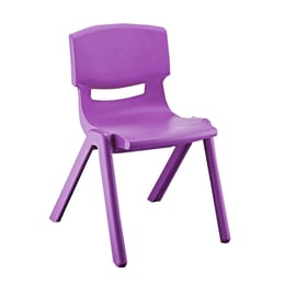 Детски стол, пластмасов, джъмбо, лилав, 42x34x58 cm