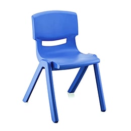 Детски стол, пластмасов, джъмбо, тъмносин, 42x34x58 cm