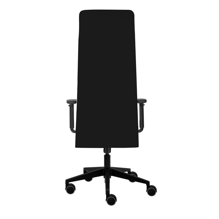 Tronhill Ергономичен стол Solium Executive, дамаска и меш, черен