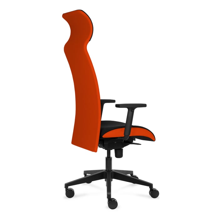 Tronhill Ергономичен стол Solium Executive, дамаска и меш, оранжев