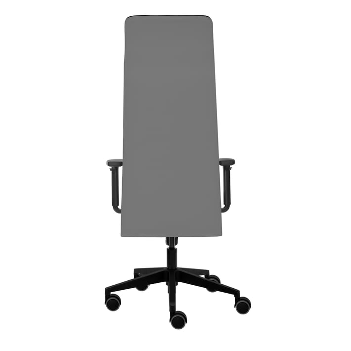 Tronhill Ергономичен стол Solium Executive, дамаска и меш, светлосив