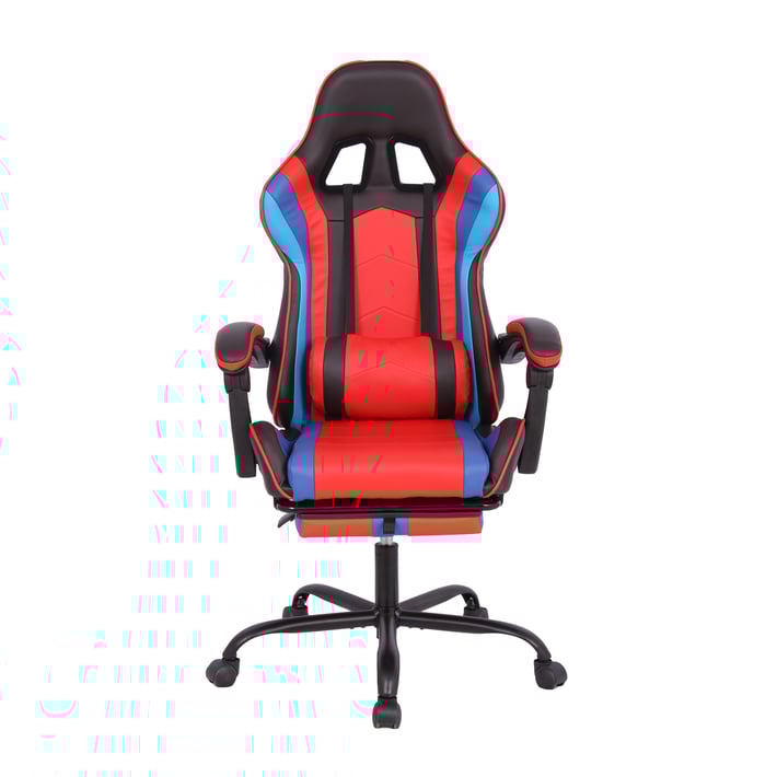 RFG Геймърски стол Max Game, екокожа, черно-червен, сглобена мостра
