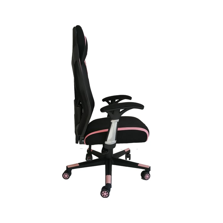 RFG Геймърски стол Soft Game, черно-розов