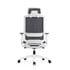 RFG Ергономичен стол Meteor X White HB, сива седалка, сива облегалка