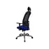 MJ Ергономичен стол Kappa, синя седалка, черна облегалка