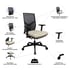 MJ Ергономичен стол Delta, работен, бежова седалка, черна облегалка