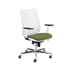 MJ Ергономичен стол Ada White, работен, зелена седалка, бяла облегалка