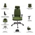 MJ Ергономичен стол Cllass, директорски, зелен