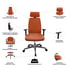MJ Ергономичен стол Cllass, директорски, оранжев