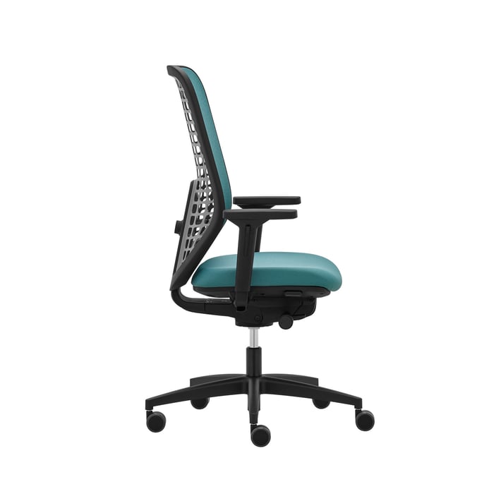 Rim Ергономичен стол Space SP1522, тюркоаз, сглобена мостра