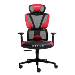 RFG Геймърски стол Strike, черно-червен