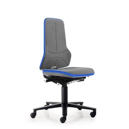 Bimos Индустриален ергономичен стол Neon 9573, сив и син