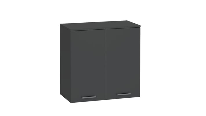 RFG Шкаф Boxi, двоен, с две врати, горен, 720 х 370 х 721 mm, черен