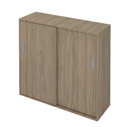 Шкаф S12, с плъзгащи се врати, 120 x 45 x 120 cm, цвят лукс