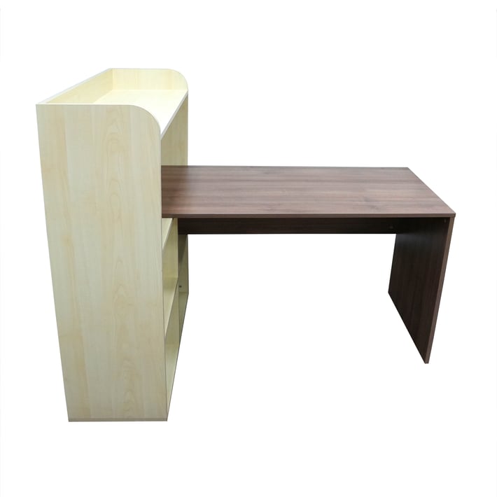 Офис бюро SLB1, с етажерка, 18 mm плот, 140 х 100 х 121 cm, сглобена мостра