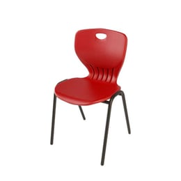 RFG Ученически стол Maxima A, от VIII до XII клас, рамка графит, 43 х 45 х 46 cm, пурпурночервен