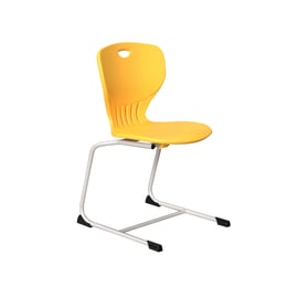RFG Ученически стол Maxima C, от VIII до XII клас, 43 х 45 х 46 cm, жълт