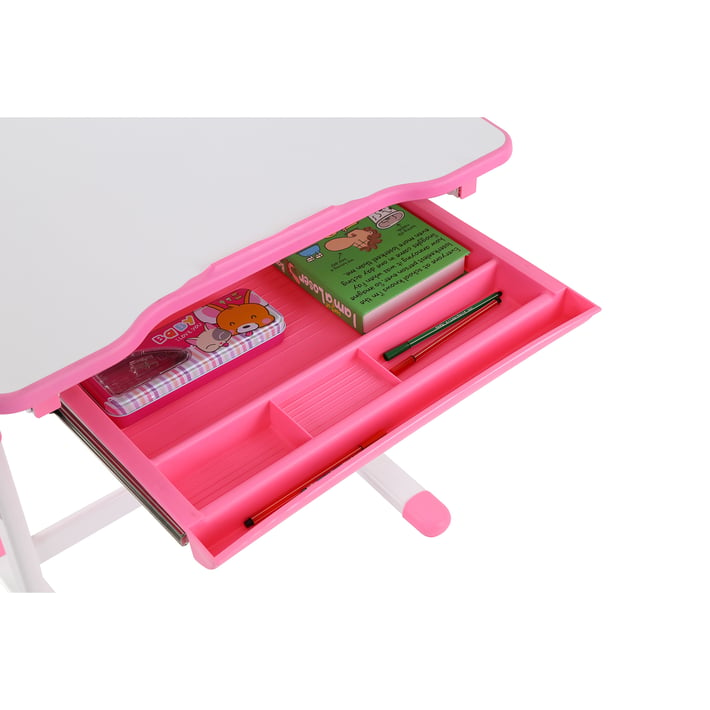 RFG Ергономичен ученически чин и стол Ergo Tech B201N, розов цвят