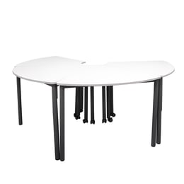 RFG Ученическа маса Flexus, дъга, MDF, 120 х 60 х 76 cm, сглобена мостра