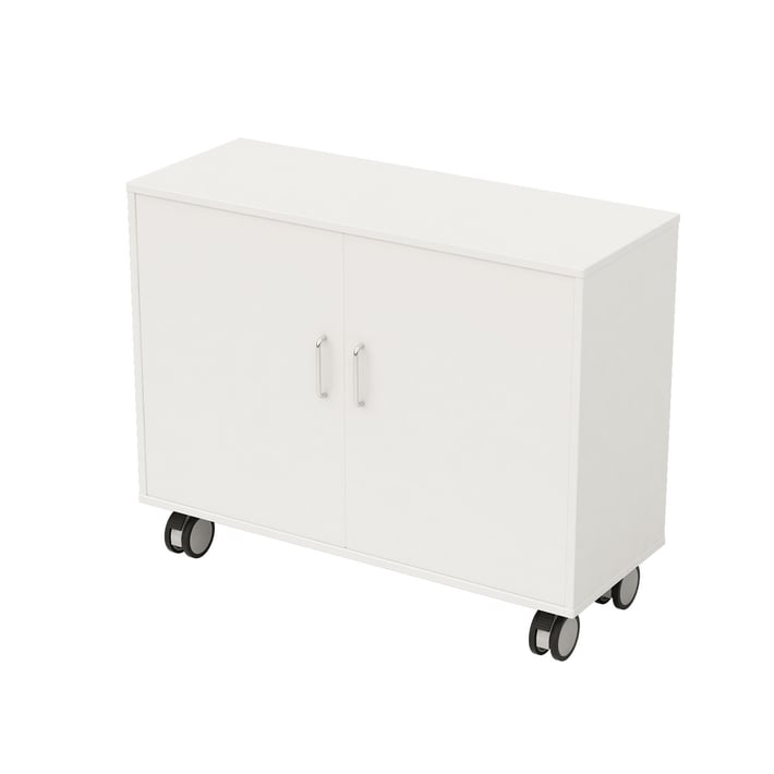 Шкаф RFG, с две врати, 104 х 40 х 90 cm, ПДЧ, светлосив, сглобена мостра