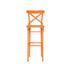 Бар стол RAL2003, метален оранжев