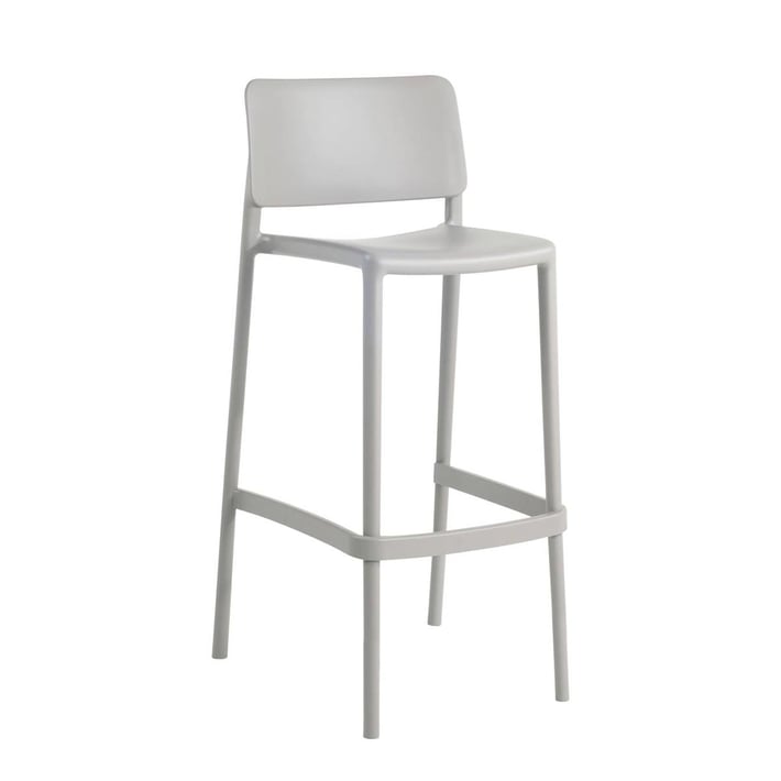 RFG Бар стол Joy S, пластмасов, 65 cm, сив